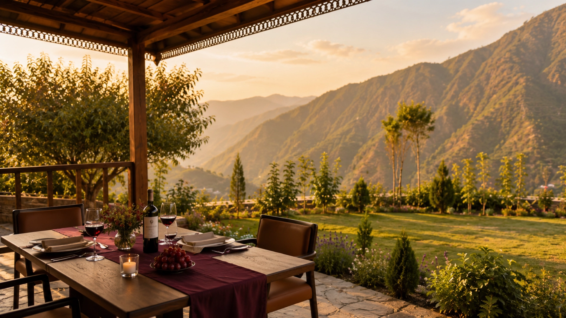 Raht Juneo Orchards | Vineyard Stay In Himachal 14 Taraak Restaurant View